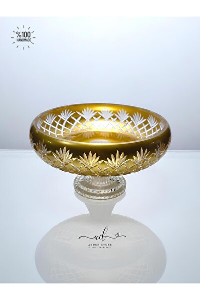 AKDEN STORE Crystal Decor Bowl, Tableware Presentation Bowl, Decorative Bowl