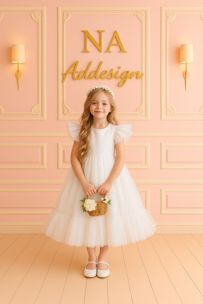 NA ADDESIGN Puffy Tulle Princess Dress (Red, Fuchsia, Light Pink, Baby Blue, Saks Blue, Black, White)
