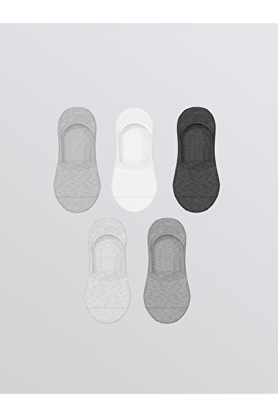 LC Waikiki New Season Women's Plain Ballerina Socks, Pack of 5