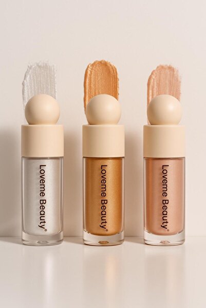 LOVEME BEAUTY مجموعة الإضاءة السائلة البديل الاول– لمسة متوهجة للوجه والجسم ب...