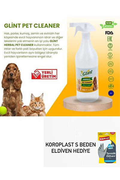 GLİNT Pet cleaner 1 litre koroplast temizlik eldiveni hediyeli