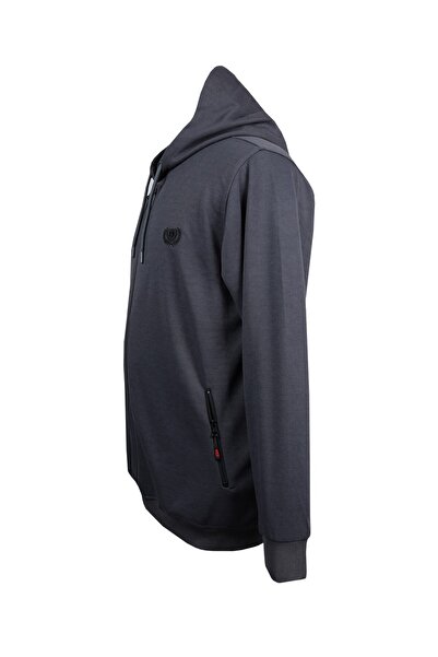 tambattal Large Size Hooded Doubleface Sweat Smoked (Wide Comfortable Fit)