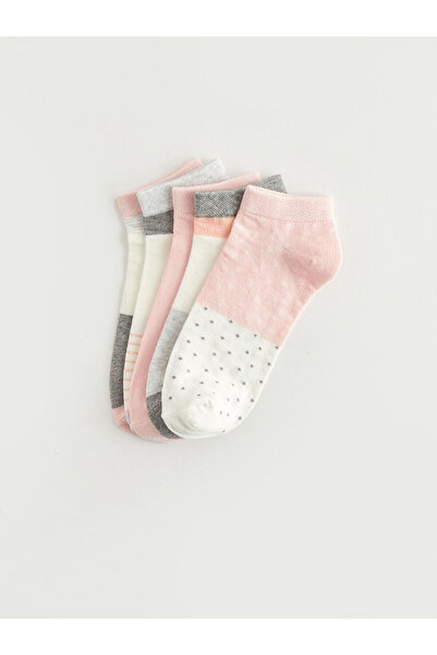 LC Waikiki Patterned Women's Booties Socks 5-Pack