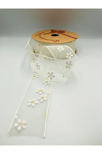 DUCK HOBY Κορδέλα οργάντζα 10 μέτρων 40 mm Διακοσμητικό σχέδιο διακοσμητικό κορδέλα συσκευασίας δώρου