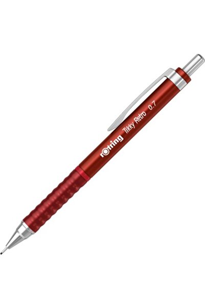 Rotring قلم روترينج تيككي ريترو 07 باللون الأحمر المعدني متعدد الاستخدامات 22...