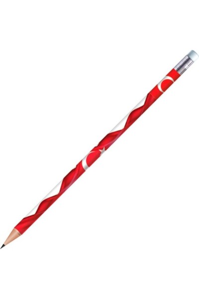 Fatih Turkey 2B Round Pencil with Eraser 12 Pieces