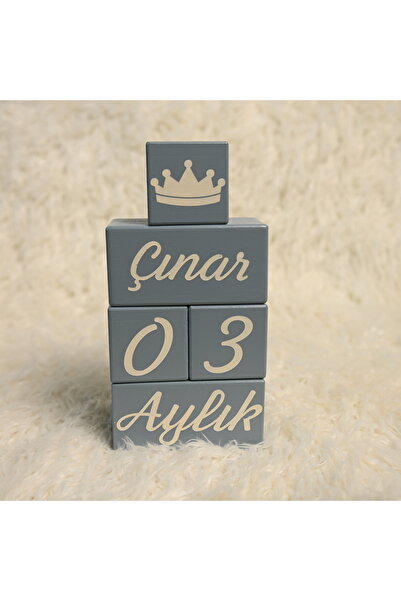 Zyt Tasarım مكعب ذكريات خشبي ملون لديكور جلسات التصوير الفوتوغرافي