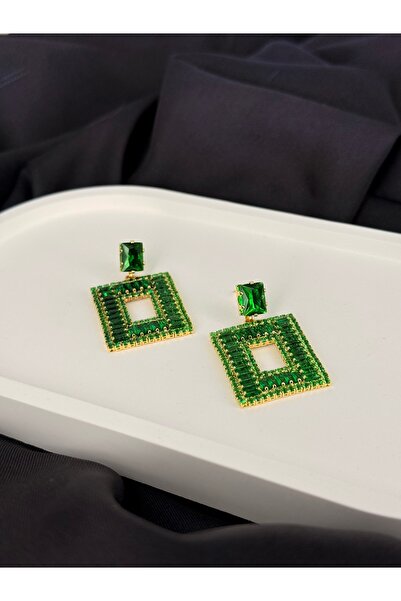 Unzilee نموذج مربع من حجر الزركون الأخضر، عدسة مكبرة فولاذية أنيقة ومتينة مع ...