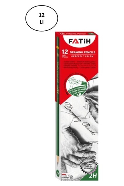 Fatih Graduated Pencil 2h FA15010KL2H 12 Liters
