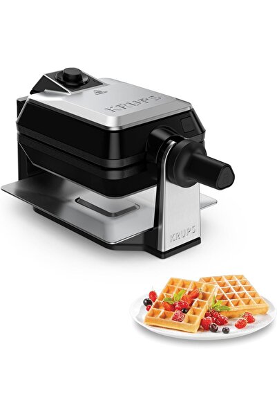 Krups FDD95D Profesyonel Çift Waffle Makinesi | Döner Fonksiyon, 1200W