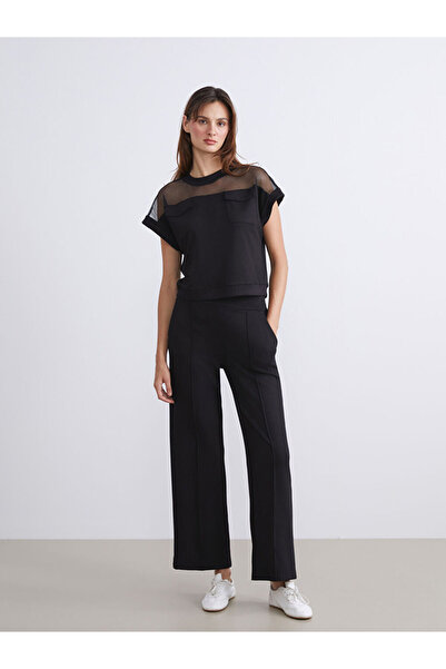 LC Waikiki Create Your Style from Uzg Store |   Wide Leg Women's Sweatpants with Elastic Waist