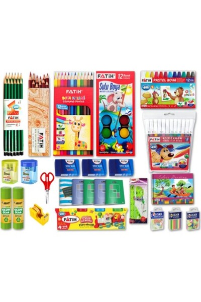 Fatih Ilkokul 1. Sınıf Kırtasiye Seti 26 Parça Başlangıç Tam Set