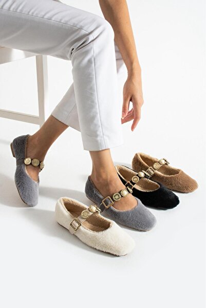 STOCON Women's Stylish Home Ballet Flats Comfortable Lightweight Noise-Free Orthopedic Casual Shoes Ballet Flats Home Office Outdoor Stc1152