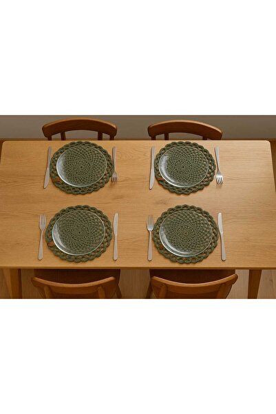 wisecraft Supla, %100 el işçiliği, Tabak altlığı, servis altlığı