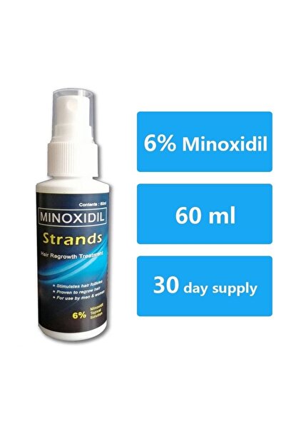 STRANDS علاج مونيكسديل لإعادة نمو الشعر 6%