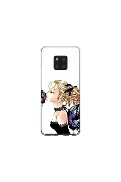 Atlas Husa personalizata tip carcasa Huawei Mate 20, Butterfly Fairy, , S1D1M...