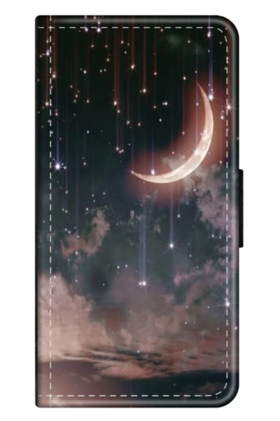 Atlas Εξατομικευμένη θήκη πορτοφολιού Motorola Moto G32, Falling Stars, , S1D...