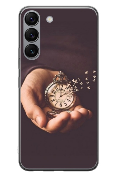 Atlas Εξατομικευμένη θήκη τύπου Samsung Galaxy S23, Time Flies 1, , S1D1M0364