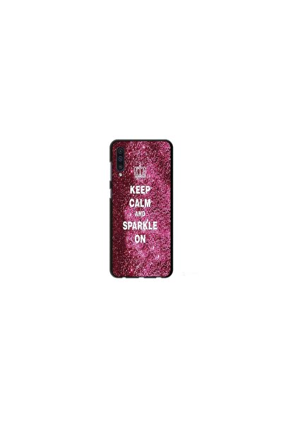 Atlas Персонализиран калъф тип Samsung Galaxy A50s, Keep Calm and Sparkle On,...