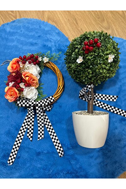 Marrone Rose Door Ornament Top Boxwood Door Front Ornaments Decor Products Home Gift