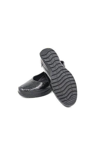 Ceyo 2265 Kadın Comfort Ayakkabı - Siyah