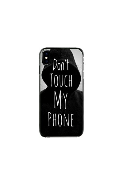 Atlas Husa personalizata tip carcasa Apple iPhone X, Dont touch my phone 2, ,...