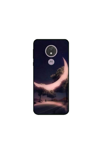 Atlas Husa personalizata tip carcasa Motorola Moto G7, Moon in the Trees, , S...