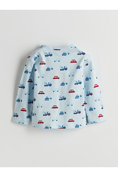 LC Waikiki Bisiklet Yaka Baskılı Erkek Bebek Pijama Takımı