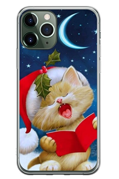 Atlas Husa personalizata tip carcasa Apple iPhone 12 Pro, Christmas Cat, , S1...