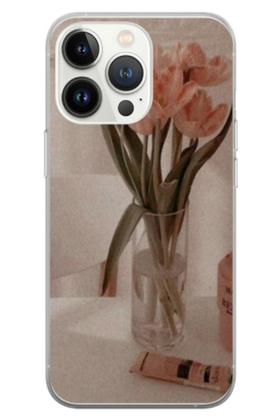 Atlas Εξατομικευμένη θήκη τύπου Apple iPhone 15 Pro Max, Λουλούδια 14, , S1D1...