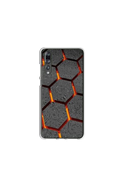 Atlas Husa personalizata tip carcasa Huawei P20, Lava Hex, , S1D1M0265