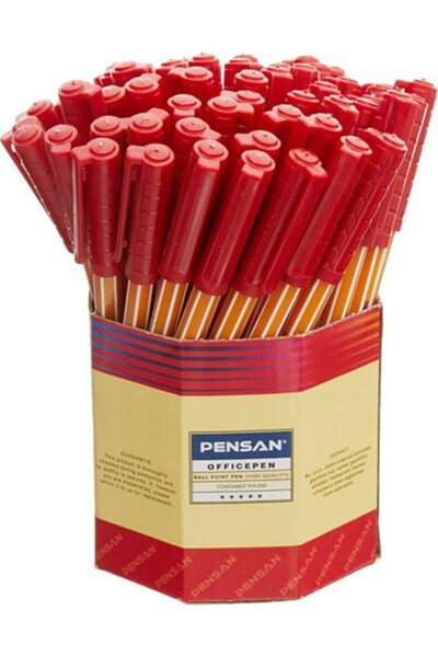 Dağtaş Kırtasiye قلم مكتب بينسان 1010 قلم حبر جاف 60 قطعة