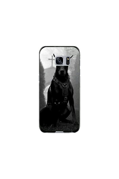 Atlas Персонализиран калъф тип Samsung Galaxy S7, Доберман, , S1D1M0018