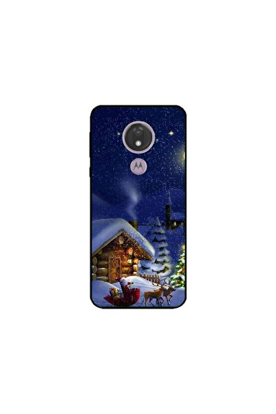 Atlas Husa personalizata tip carcasa Motorola Moto G7, Christmas Cottage, , S...