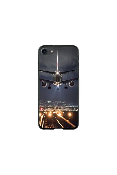 Atlas Husa personalizata tip carcasa Apple iPhone SE2, Airplane Landing, , S1...