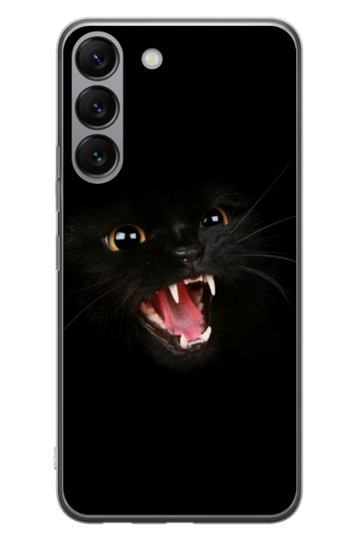 Atlas Εξατομικευμένη θήκη τύπου Samsung Galaxy S23, Black Cat 2, , S1D1M0016