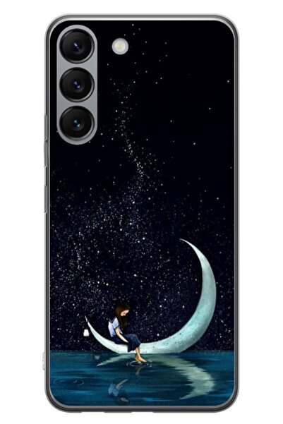 Atlas Husa personalizata tip carcasa Samsung Galaxy S23, Moon Fishing, , S1D1...