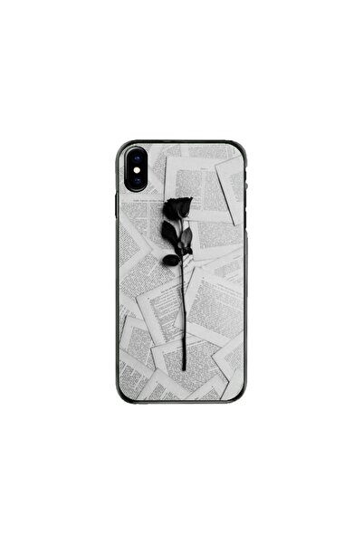 Atlas Εξατομικευμένη θήκη τύπου Apple iPhone X, Black Rose, , S1D1M0021
