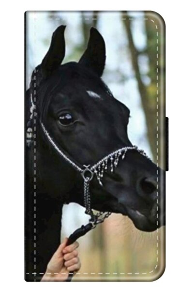 Atlas Personalized Samsung Galaxy A53 book case, Black Horse, , S1D1M0019