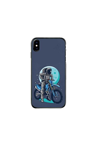 Atlas Персонализиран калъф тип Apple iPhone X, Biker Astronaout, , S1D1M0375