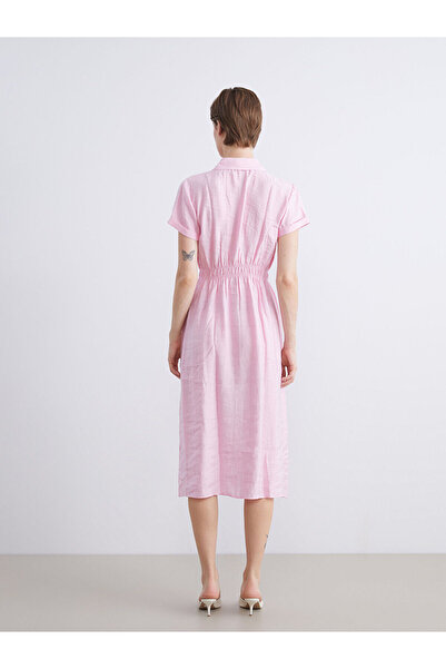 LC Waikiki Modal Karışımlı Gömlek Elbise