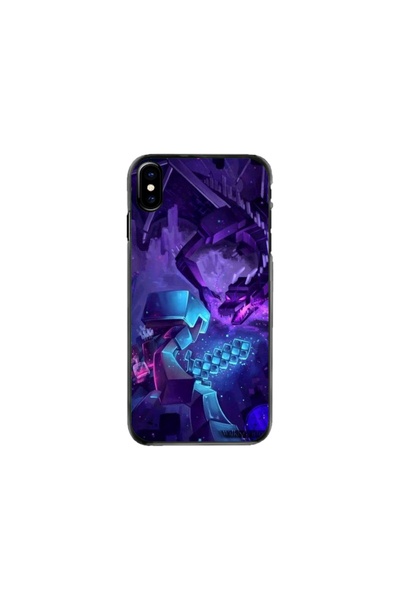 Atlas Husa personalizata tip carcasa Apple iPhone XS Max, Ender Dragon, , S1D...
