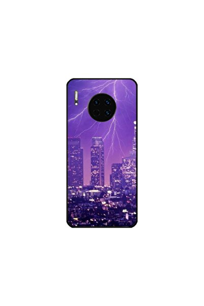 Atlas Husa personalizata tip carcasa Huawei Mate 30, Purple Lightning, , S1D1...