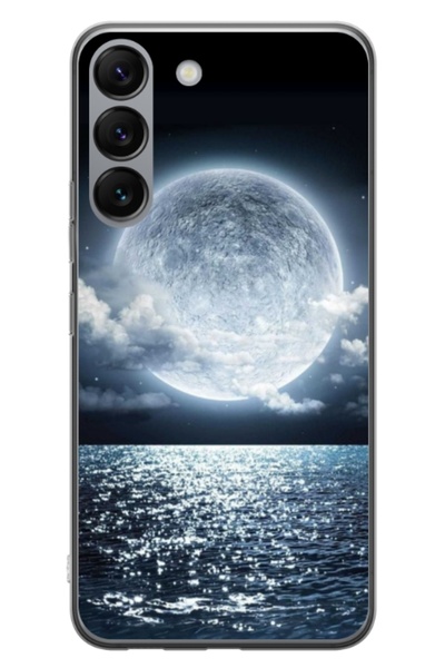 Atlas Husa personalizata tip carcasa Samsung Galaxy S23, Moon Sky, , S1D1M0228