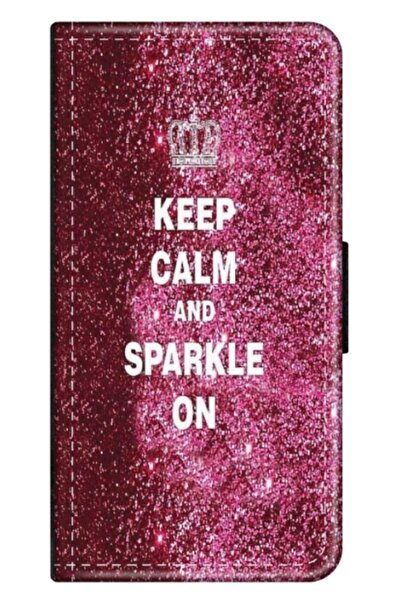 Atlas Husa personalizata tip carte Motorola Moto G100, Keep Calm and Sparkle ...