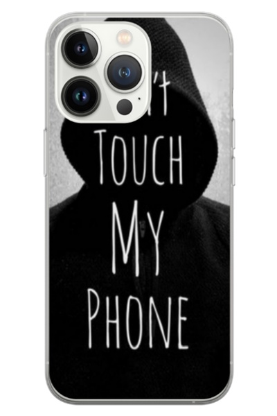 Atlas Husa personalizata tip carcasa Apple iPhone 14 Pro, Dont touch my phone...