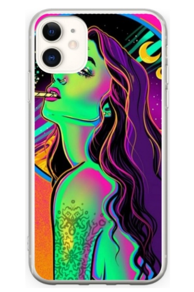 Atlas Husa personalizata tip carcasa Apple iPhone 11, Colorful Girl, , S1D1M0249