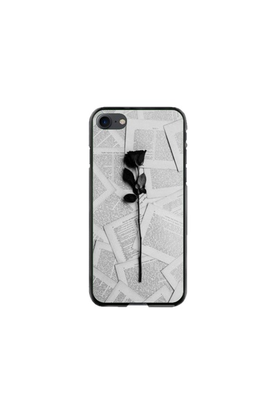 Atlas Εξατομικευμένη θήκη τύπου Apple iPhone 8, Black Rose, , S1D1M0021