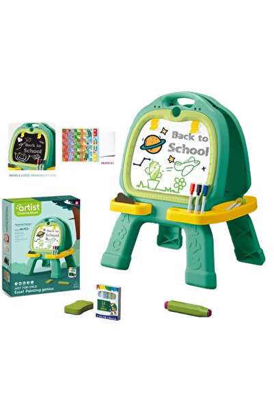 WePro Store Сгъваема детска дъска за рисуване, магнитни и тебеширени страни, ...