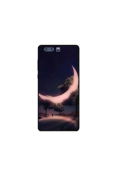 Atlas Husa personalizata tip carcasa Huawei P10 Plus, Moon in the Trees, , S1...